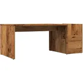 vidaXL Table basse imitation vieux bois 90x45x35 cm Bois composite