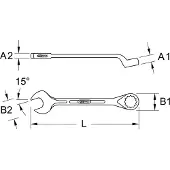 Ks Tools 517.1609 Ring- / Steeksleutel