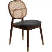 ANGEL CERDA SL Angel Cerdá Chaise en rotin et noir 4093