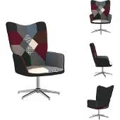 vidaXL Fauteuil de relaxation Patchwork Tissu - Fauteuil