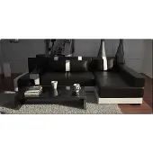 JV Möbel Salon Canapé D'angle L Form Coussin