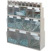 Cornat Magasin transparent H 242 x L 600 x P 203 mm bleu - 1500391
