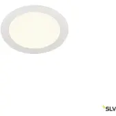 SLV SENSER 18 DL, Indoor LED plafonnier encastré rond blanc 4000K