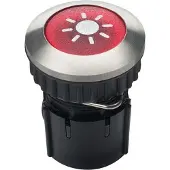 Grothe Bouton-poussoir de sonnette rond 14,6mm PROTACT 105 LED 63052