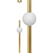 Toolight Lampe Suspendue APP475-CP Gold