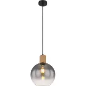 Globo Lighting Lampe à suspendre métal noir mat, 1x E27