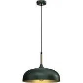 Milagro Suspension LINCOLN vert et or, 1xE27x60W, métal, dim. : 90x35x35 cm, IP20,