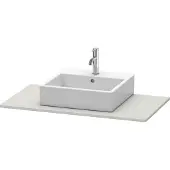Duravit Console XSquare, 1 découpe, 1000x16x550mm, XS060E00707