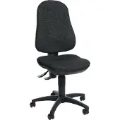 Topstar Chaise de bureau avec contact permanent anthracite 420-550mm sans dossier Trgf.110kg