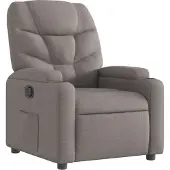 Syfax Fauteuil inclinable Taupe Tissu