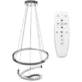 Toolight Lampe Suspendue Led APP773-2CP Light Grey