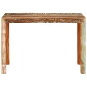 vidaXL Table de salle à manger 110x55x76 cm Vieux bois massif