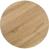 vidaXL Table de bistrot marron clair 50 cm MDF