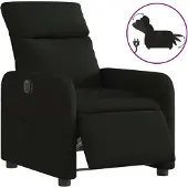 Sonstiges Fauteuil inclinable électrique Noir Tissu