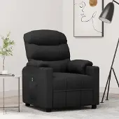 Prolenta Maison Exclusive - Fauteuil relax électrique noir tissu