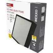 Emos Luminaire à LED NEXXO noir, 22,5 x 22,5 cm, 21 W, blanc chaud/neutre, ZM6343