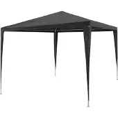 The Living Store Partyzelt 3x3 m PE Anthrazit