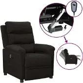 Prolenta Maison Exclusive - Fauteuil relax électrique noir tissu