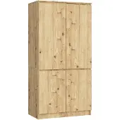 Akord Armoire 4 Portes Chêne Artisan 90X51X180