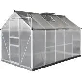 Westmann Serre aluminium Flora 610 argent 312x192x201 cm