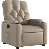 Syfax Fauteuil inclinable Cappuccino Similicuir