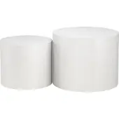 Vicco Ensemble de tables basses Giva Blanc 48x48cm, Model 51639