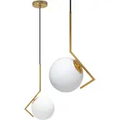 Toolight Lampe Suspendue APP429-1CP Gold