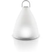 Eva Solo SunLight Bell, Lampe solaire, Lampe solaire, Lampe de table, Lampe de balcon, Verre givré/aluminium/plastique, Grand, 571328