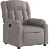 Syfax Fauteuil inclinable Taupe Tissu