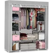 Massido Grande armoire textile - gris