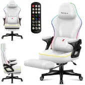Huzaro Chaise de jeu Force 4.6 RGB White Mesh