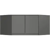 Akord Étagère de rangement S100 en gris graphite avec 3 étagères