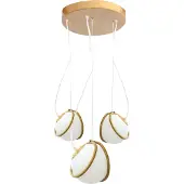 Toolight Lampe Suspendue APP1090-3CP Gold