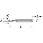 Ks Tools Grains, 8-edged, Ø 8mm 1620365