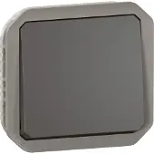 Legrand Utilisation, Bouton + interrupteur, Gris