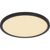 Globo Lighting Plafonnier plastique noir, LED