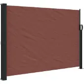 Syfax Auvent latéral rétractable marron 140x300 cm