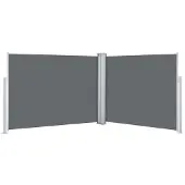 Syfax Auvent latéral rétractable Anthracite 140 x 1000 cm