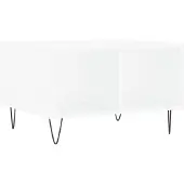 vidaXL Table basse blanche 60x50x36,5 cm Bois composite