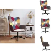 vidaXL Fauteuil de relaxation Patchwork Tissu - Fauteuil