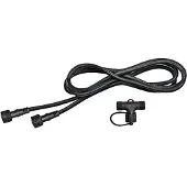 Ledvance ENDURA HYBRID CONNECTOR, composants pour luminaires hybrides, noir, plastique, classe de protection IP67, fonctionnement solaire & sur secteur, applications multiples, installation simple