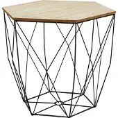 Tutumi Table Basse En Fil de Fer SG1910-77 1 S Black