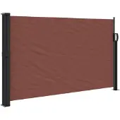 Syfax Auvent latéral rétractable marron 117x300 cm