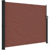 Syfax Auvent latéral rétractable marron 160x500 cm