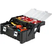 Keter 22 Cantilever Toolbox Noir