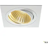 SLV New Tria 150 LED Spot encastré au plafond blanc carré 2700K dimmable incl. pilote