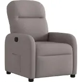 Syfax Fauteuil inclinable Taupe Tissu