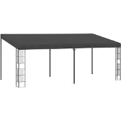 The Living Store Pavillon mural 3x6 m Anthracite Tissu