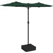 Syfax Parasol double vert 316x145 cm
