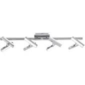 Leuchtendirekt Plafonnier LED pour vos quatre murs avec bras ajustables